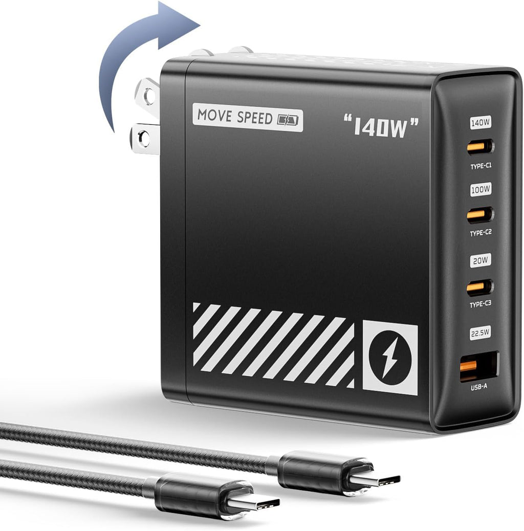 Speed 140W GaN Multi-Port Fast Charger