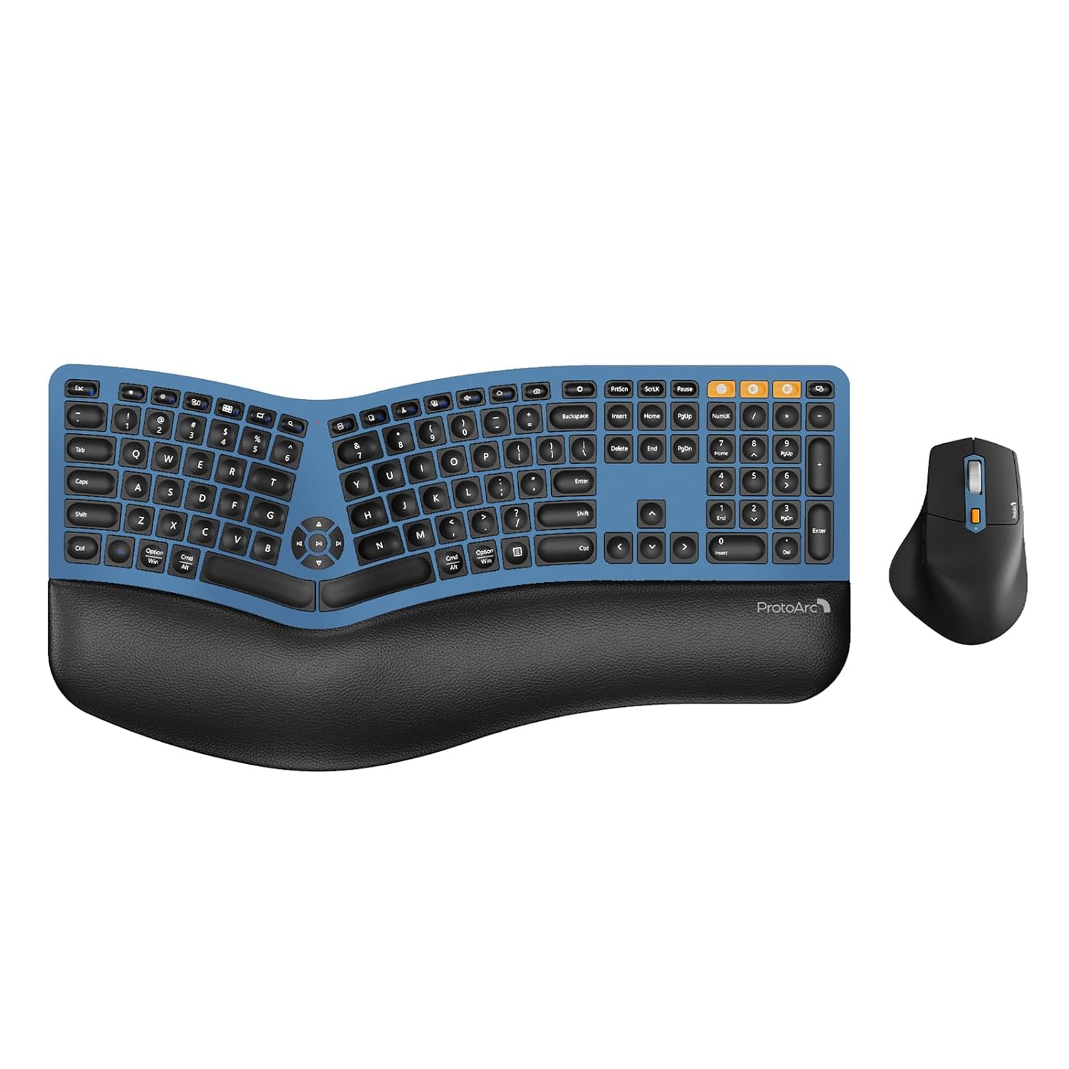 Rechargeable Ergo Keyboard Mouse Combo