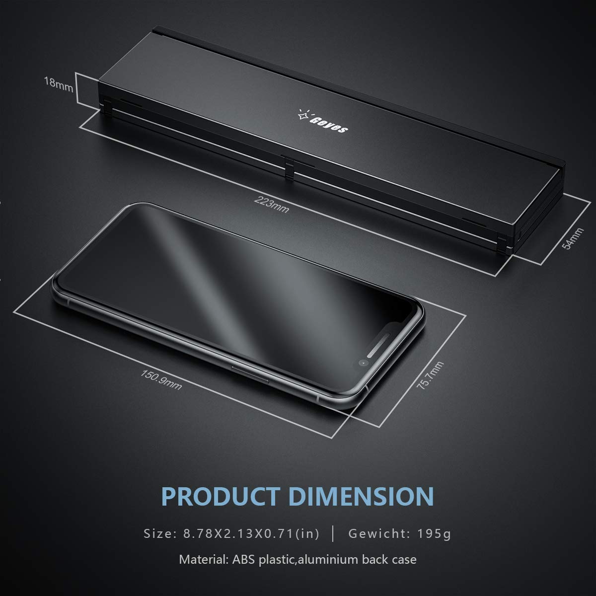 FlexiBoard Air Foldable Keyboard