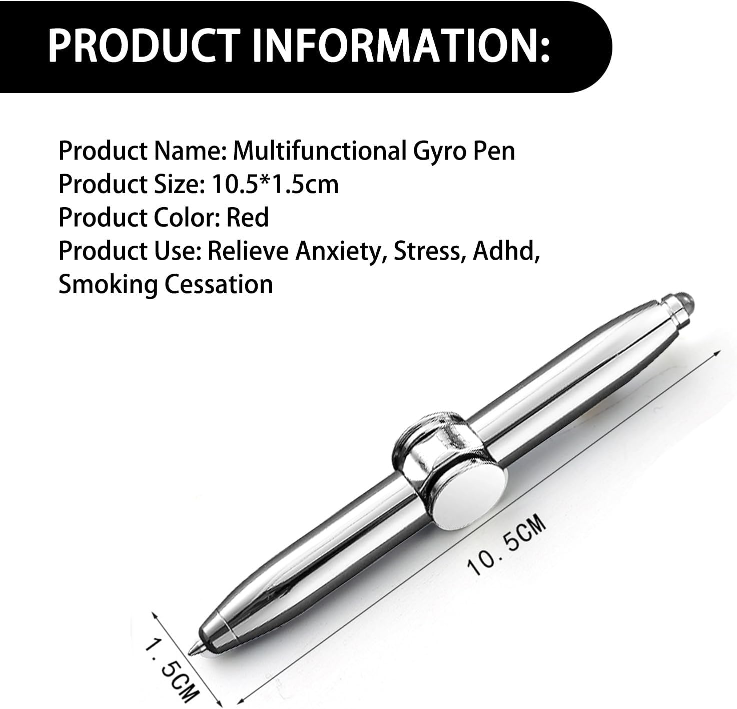Spinner Pen Floodlight Spinning with LED Light