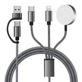 FlexCharge 3-in-2 USB-C Fast Charging Cable