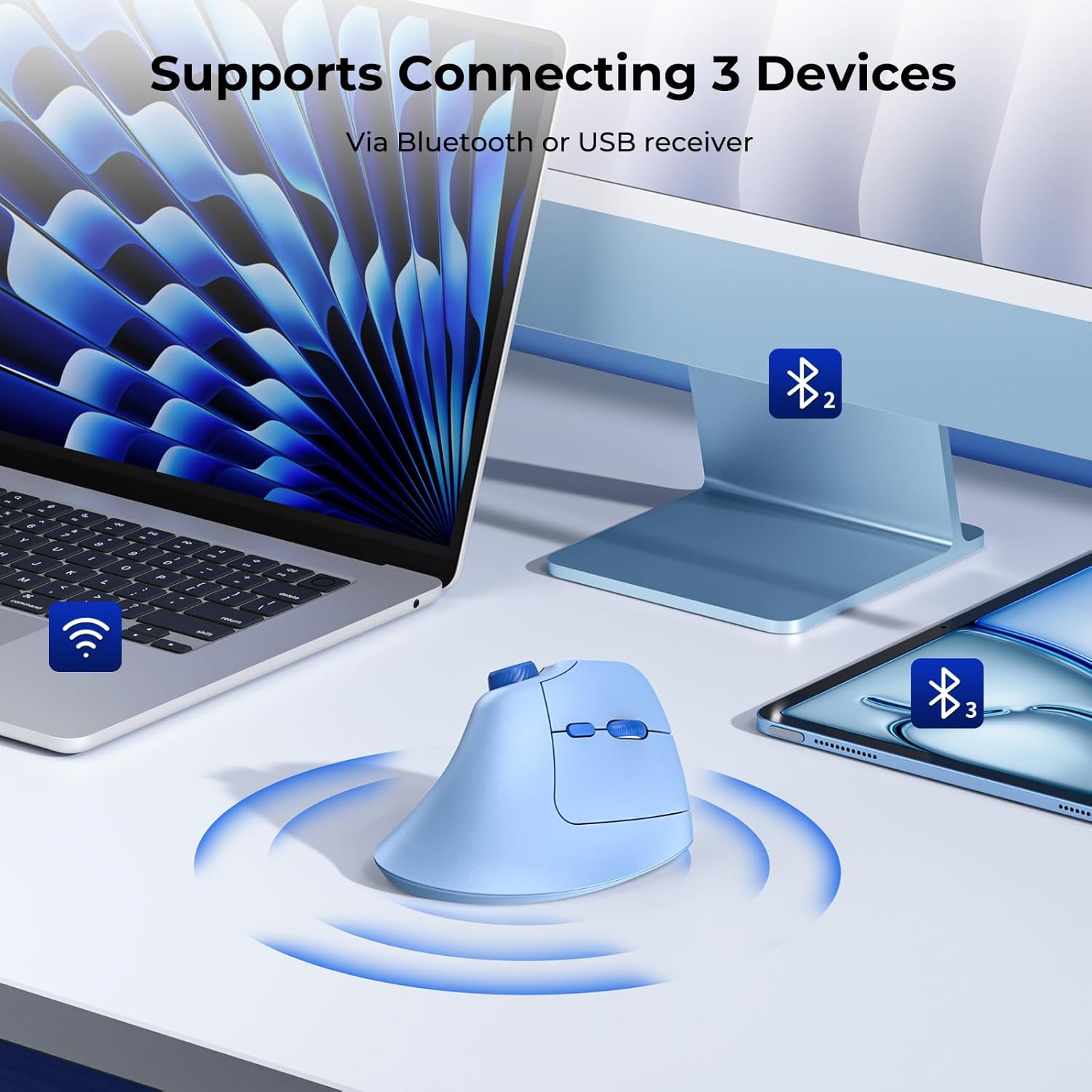 SmartErgo Rechargeable Vertical Mouse