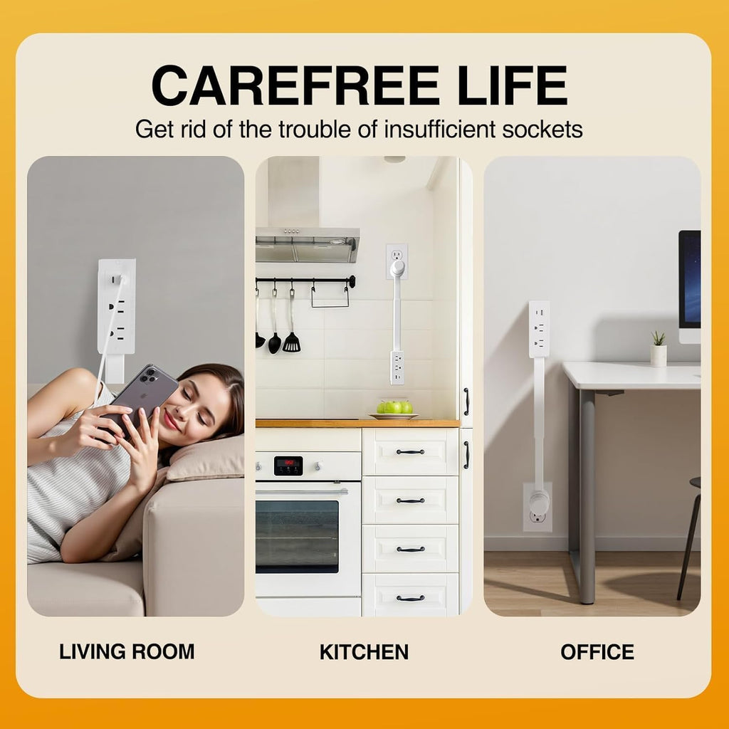 PowerReach 27 Pro Rotating Outlet Extender