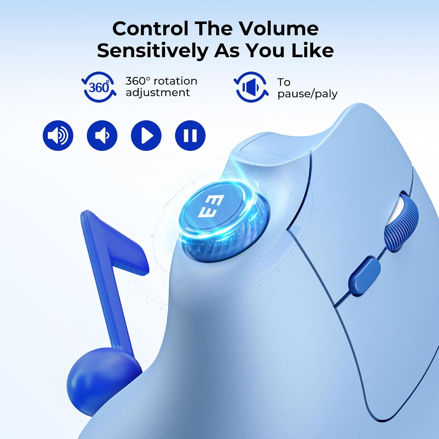 SmartErgo Rechargeable Vertical Mouse