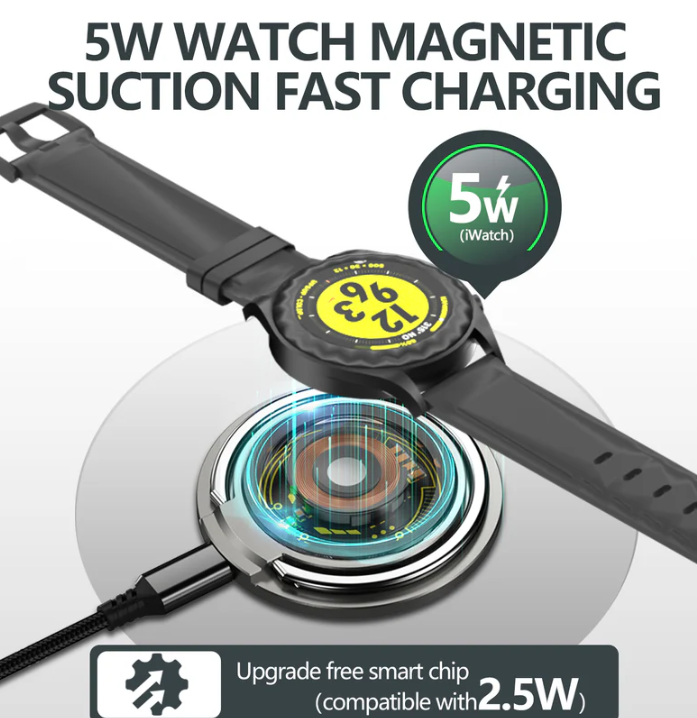 MagGlow 30W Magnetic Wireless Charger with LED Display