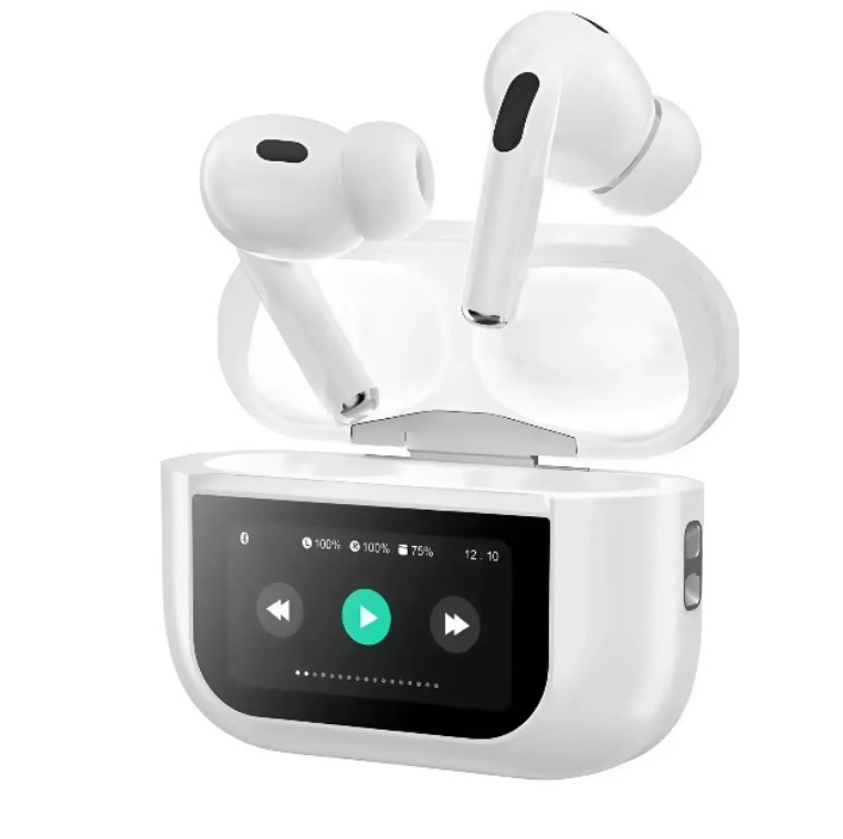 A10 Pro ANC Bluetooth Earphone LCD Screen Wireless Earbuds