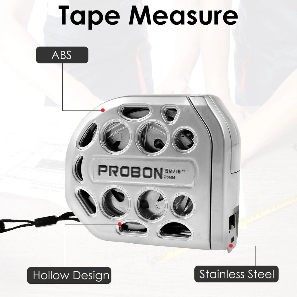 Stainless Steel Tape Measure, Hollow Design, Waterproof, Double-Sided